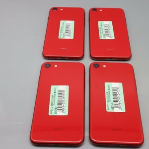 Apple iPhoneSE 64GB (PRODUCT)RED (第2世代) 計4台セット A2296 MX9U2J/A ■SIMフリー★Joshin(ジャンク)7157【1円開始・送料無料】