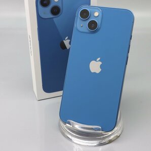 Apple iPhone13 256GB Blue A2631 MLNM3J/A バッテリ90% ■SIMフリー★Joshin2384【1円開始・送料無料】の画像1