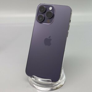 Apple iPhone14 Pro Max 256GB Deep Purple A2893 MQ9E3J/A バッテリ90% ■SIMフリー★Joshin1503【1円開始・送料無料】の画像1