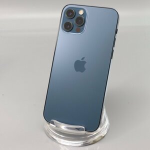 Apple iPhone12 Pro 128GB Pacific Blue A2406 MGM83J/A バッテリ87% ■SIMフリー★Joshin5085【1円開始・送料無料】