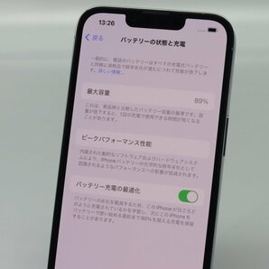 Apple iPhone13 Pro 256GB Sierra Blue A2636 MLUU3J/A バッテリ89% ■SIMフリー★Joshin0256【1円開始・送料無料】の画像5