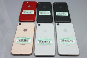 Apple iPhone8 64GB 合計6台セット ■SIMフリー★Joshin(ジャンク)5208【1円開始・送料無料】