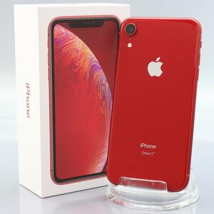 Apple iPhoneXR 64GB (PRODUCT)RED A2106 MT062J/A バッテリ100% ■SIMフリー★Joshin0904【1円開始・送料無料】