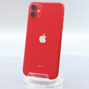 Apple iPhone11 128GB (PRODUCT)RED A2221 MWM32J/A バッテリ79% ■au★Joshin(ジャンク)8026【1円開始・送料無料】