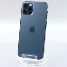 Apple iPhone12 Pro 128GB Pacific Blue A2406 MGM83J/A バッテリ90% ■SIMフリー★Joshin6374【1円開始・送料無料】_画像1