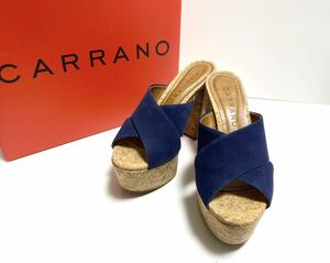 Carrano Cross Relt Belt Berk Vinding Looth Sandal Mule