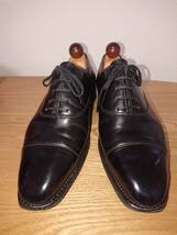 VASS(ヴァーシュ)黒 ハンガリー製 ストレートチップ 靴 ※箱、シューツリー付属_画像2