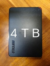 ポータブルHDD BUFFALO４TB_画像1