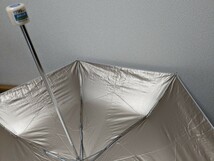 折りたたみ傘　晴雨兼用　軽量　スリムタイプ　猫柄　遮光率９９％ 以上　グレー_画像3