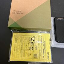 t3-696 CASIO カシオ EX-word エクスワード 電子辞書 XD-Z4800 DATAPLUS10 ブラック 難あり　中古品_画像2