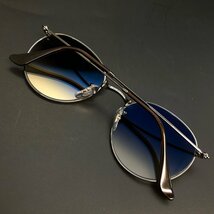 Ray-Ban レイバン サングラス ラウンドメタル RB3447N 53サイズ 丸メガネ ブラウングラデーション ケース ボストン 正規品 本物保証 最落無_画像3