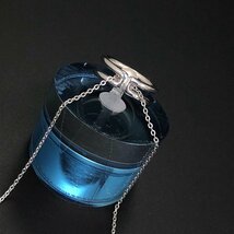 良品 MIKIMOTO ミキモト パール ネックレス M刻印 SILVER ペンダント 本真珠 シルバー フープ 6.5g 7mm玉 正規品 本物保証 最落無_画像7