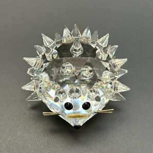 SWAROVSKI スワロフスキー クリスタル ハリネズミ クリスタルガラス フィギュリン オブジェ 置物 ペーパーウェイトの画像6