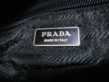 2402002 - PRADA プラダ ポコノ ナイロン サフィアーノ レザー　2way ボストン バッグ　大容量 ブラック 簡易清掃済み 使用感少ない中古品_画像8