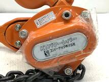 § B27916 コンドーテック KTパワーレバー PL-10 レバーブロック 1t(1トン) 元箱付き 中古良品_画像4