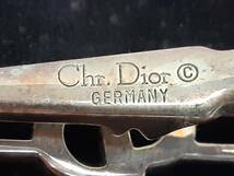 §　B47930　 Christian Dior　 MONSIEUR　クリスチャンディオール　タイピン　CDロゴ　ゴールド系　ラインストーン付き　中古_画像7