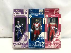 §　A77804　BANDAI バンダイ ニセウルトラマン フィギュア 3体まとめ ニセウルトラセブン ニセウルトラマンアグル 中古品