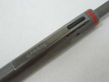 ‡ 0572 rotring ロットリング 複合筆記具 フォーインワン ボールペン黒・赤・青＋ペンシル0.5mm ノックタイプ 中古_画像4