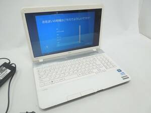 ‡0451 ノートパソコン NEC 15.6inch LaVie S PC-LS150F2H4W ホワイト 部品取り 初期化済 通電確認済