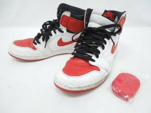 ‡ 0753 ナイキ NIKE AIR JORDAN 1 RETRO HIGH OG HERITAGE 555088-161 スニーカー 26.5㎝