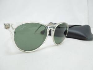 ‡ 0924 B&L Ray-Ban レイバン ボシュロム サングラス W1942 ボストン クリアフレーム ビンテージ ケース付 中古