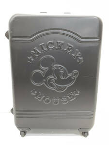 § A47960 ART WELD art weld Mickey Mouse Carry case trunk black 4 wheel large exclusive use key attaching used 