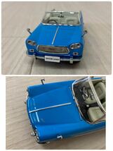 送料無料！京商 1/43 PRINCE SKYLINE SPORT Blue 日産 プリンス スカイライン スポーツ コンバーチブル 国産名車 ミニカー ジャンク品_画像2