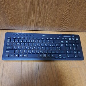 NEC ワイヤレスキーボード ブラック 無線　KG-1129　853-410163-303-A　純正