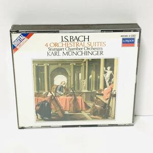 【西独盤 蒸着仕様 2枚組】バッハ　J.S.BACH: 4 ORCHESTRAL SUITES　LONDON　CD　60202ss　クラシック