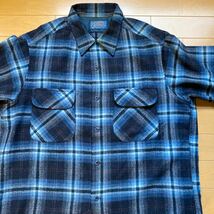 PENDLETON ウール シャツ　アメリカンビンテージ70s シャドーチェック　MADE IN U.S.A._画像4