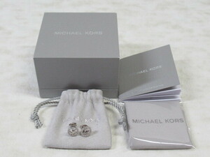 ◆MICHAEL KORS マイケルコース SV シルバー925 ピアス 箱付/未使用