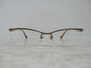 ◆S49.Ray Ban×AU レイバン TITANIUM/K18 RB8644K 1096 750 18金 眼鏡 メガネ 度入り/中古