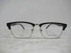 ◆S44.BURBERRY バーバリー B 2238-D 3001 眼鏡 メガネ 度なし/中古