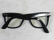 ◆S57.Ray Ban レイバン WAYFARER ウェイファーラー T RB 5121F 2000 眼鏡 メガネ 度入り/中古_画像7