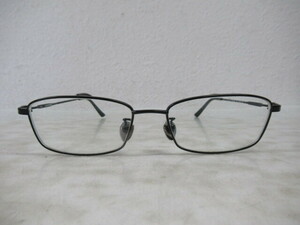 ◆S100.CALVIN KLEIN カルバンクライン CK19142A 002 TITANIUM 眼鏡 メガネ 度入り/中古