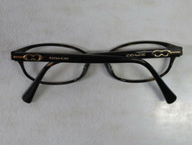 ◆S177.COACH コーチ HC 6064D Carly T 5001 Dark Tortoise 眼鏡 メガネ 度入り/中古_画像7
