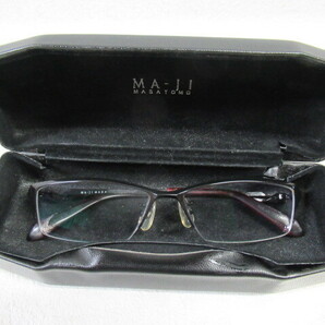 ◆S57.MA-JI MASATOMO マージマサトモ Ti-P MJM-012 COL.3 日本製 眼鏡 メガネ 度入り/中古の画像9