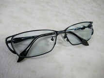 ◆S180.BEZEL EYES ベゼルアイズ BZL-S204 TITANIUM 22J DNV 眼鏡 メガネ 度入り/中古_画像9