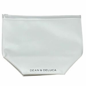 DEAN&DELUCA ディーンアンドデルーカ ポーチ 白 ビニール素材