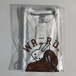 【新品/送料無料】CUNE/キューン 水族館のおみやげTシャツ セイウチ WHITE Mサイズ 白 半袖 うさぎ　ウサギ　水族館