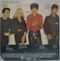 LP” US盤 Blondie // Plastic Letters / ブロンディー Deborah Harry -Chrysalis CHR 1166 (records)_画像2