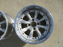 SSR RS-8 9J 16インチ アルミホイール２本中古品 16x9.0J PCD114.3-4H オフセット+13 4穴 旧車 当時物 RS8 RSワタナベ SpeedStarRacingr_画像3