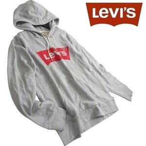 LEVI'S リーバイス 新品 ハウスマークロゴ入り パーカー トレーナー スウェット プルオーバー 196220003 グレー XL ▲018▼kkf0098d