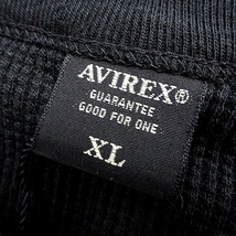 AVIREX アヴィレックス 速乾ワッフル ステンシルプリント クルーネック 長袖 Tシャツ ロンT カットソー 3130032 010 2XL ▲015▼kkf220us_画像5