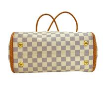 LOUIS VUITTON/ルイヴィトン ビトン N44027 プロプリアノ ダミエアズール レザー ハンドバッグ ホワイト レディース ブランド_画像7