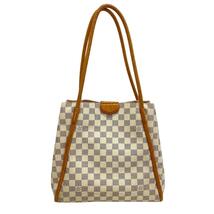 LOUIS VUITTON/ルイヴィトン ビトン N44027 プロプリアノ ダミエアズール レザー ハンドバッグ ホワイト レディース ブランド_画像2