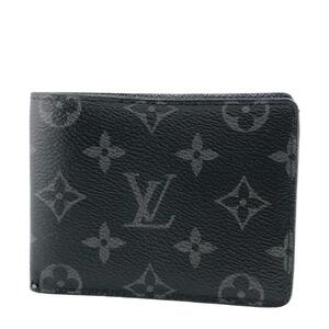 LOUIS VUITTON/ルイヴィトン ビトン M61695 ポルトフォイユ ミュルティプル モノグラムエクリプス レザー 二つ折り財布