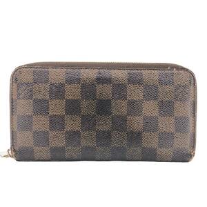 LOUIS VUITTON/ルイヴィトン ビトン M42616 ジッピーウォレット ラウンドファスナー モノグラム レザー 長財布 ブラウン メンズ ブランド