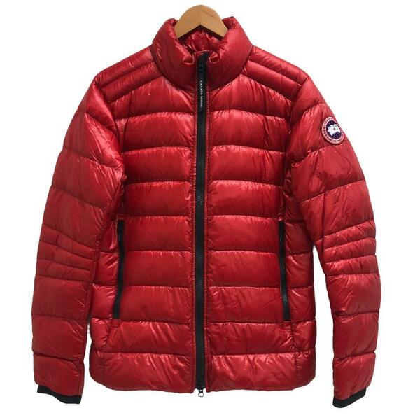 CANADA GOOSE/カナダグース 2228M CROFTON Ｍ ナイロン ダウンジャケット レッド メンズ ブランド