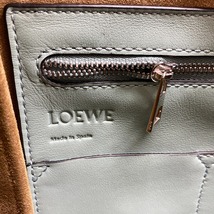 LOEWE/ロエベ フラメンコノット レザー ハンドバッグ アクアグリーン レディース ブランド_画像8